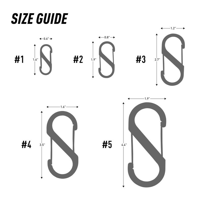 Nite Ize S-Biner Size #2 Dual Carabiner, Strong Glass-Filled Nylon Plastic, Coyote - Image 3